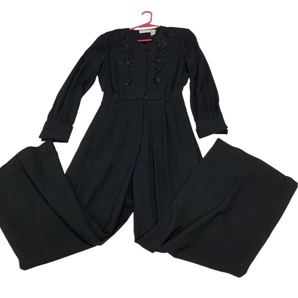Vintage Liz Claiborne Beaded Jumpsuit